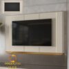 Painel até 75" Santorini Off White/Tauari Fosco - LINEA BRASIL