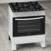 Fogão 5 Queimadores Smart Glass Branco – REALCE ELETRODOMÉSTICOS
