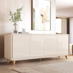 Buffet 4 Portas Liv Off White – EDN MÓVEIS