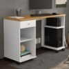 Mesa para Computador Million Branco/Cinamomo - PATRIMAR