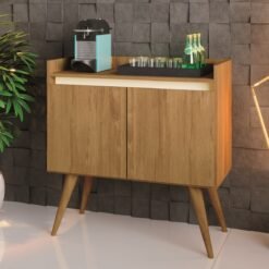 Buffet 2 Portas Gold Mel/Pérola - MÓVEIS PRIMUS