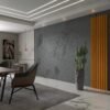 Placa Painel Ripado(Extensão)Nobre 49,6 cm Naturale - GELIUS
