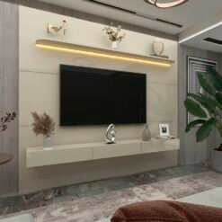 Home até 85" Royal 220 Off White - GELIUS