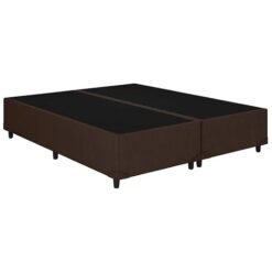 Base Box Queen Simples Corino Marrom - BIOSTAR
