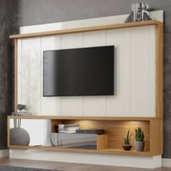 Home até 65" Vênus TB179E Off White/Freijó - DALLA COSTA