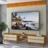 Painel + Rack até 85" Magnífico Naturale/Off White - GELIUS