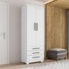 Guarda-Roupa Floripa 0, 61 m Branco - RUDRACK