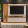 Home até 65" Absoluto Cinamomo/Off White - JCM MOVELARIA