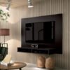 Painel até 43" Fox New Preto - EDN MÓVEIS