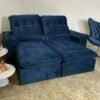 Sofá Retrátil e Reclinável Imperial 2,30 m Azul – IMPÉRIO ESTOFADOS